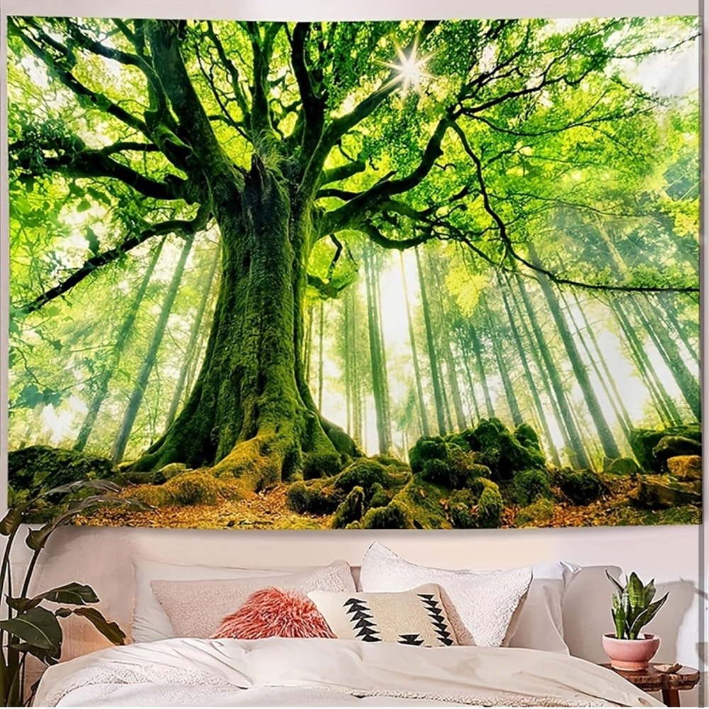 Green Forest Tapestry Wall Art
BRAND NEW!